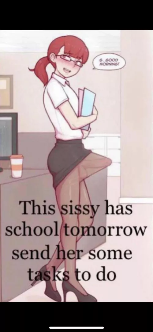 Be harsh please, make me feel all girly and slutty. Make me your slave!