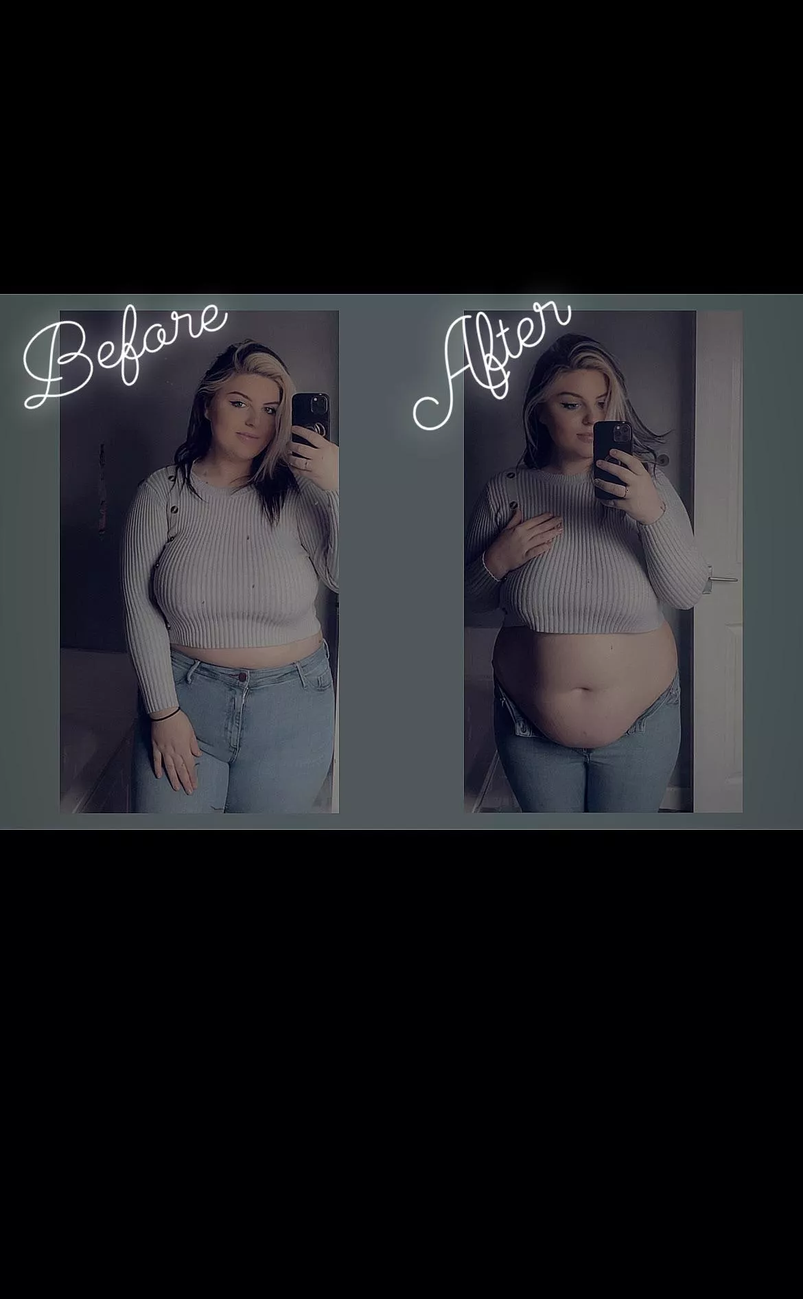 Be rude not to tease you 😉 before and another my session this morning