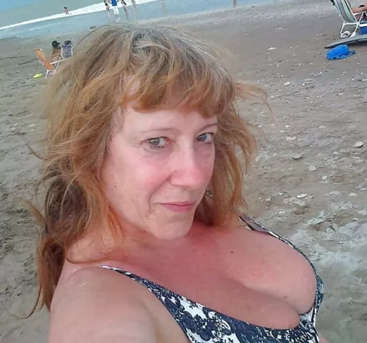 Beach selfie