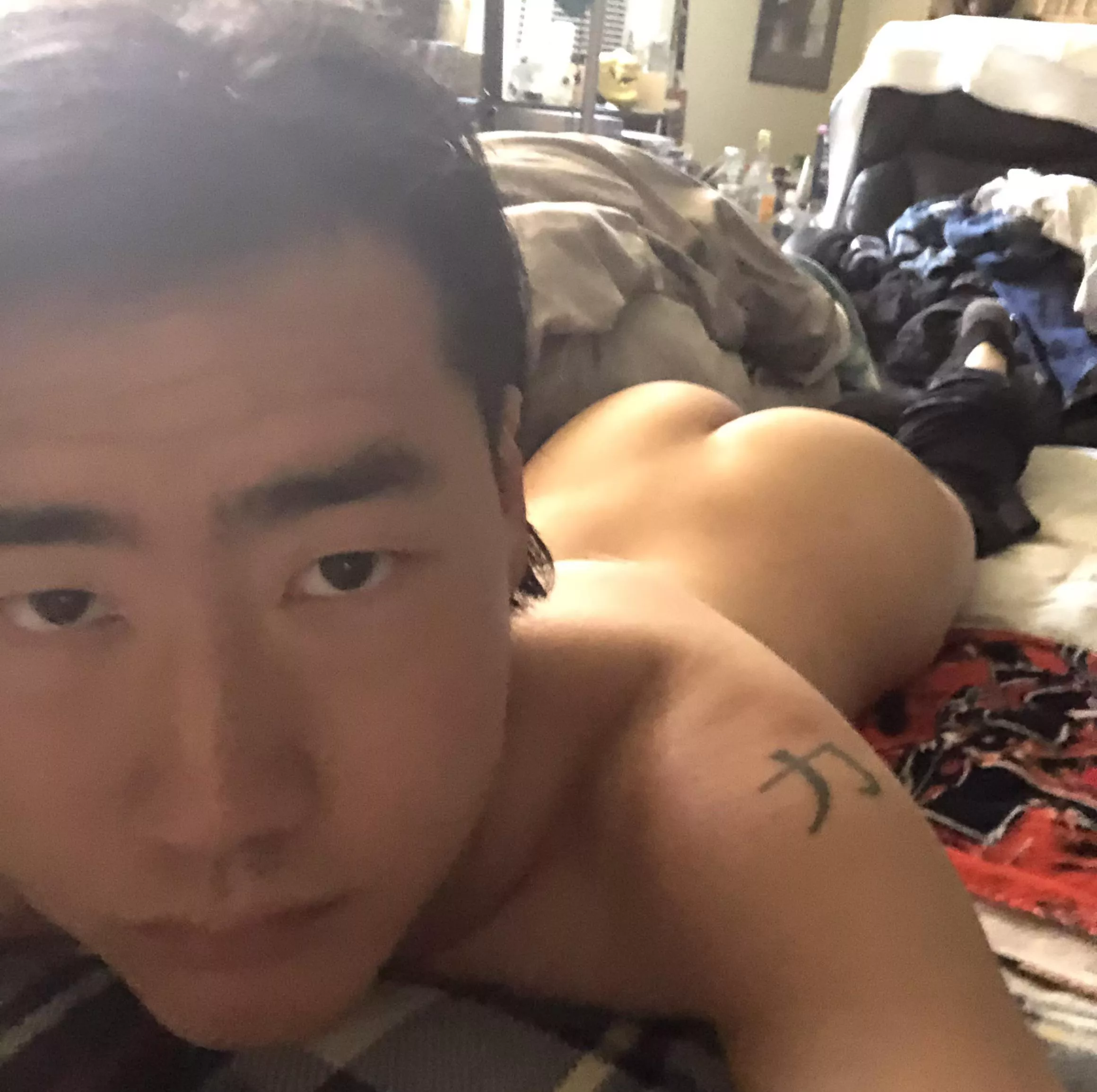 Been a bad boy, waiting for my spanking 😉