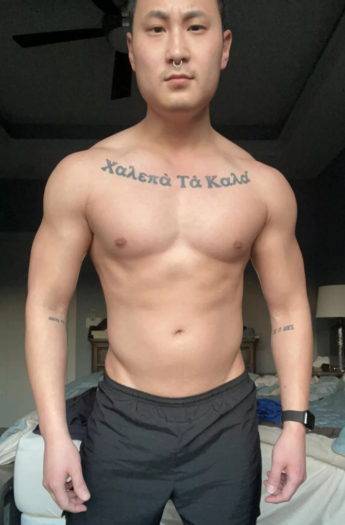 been feeling down about my gym progress recently but was feeling more confident today 💪🏼