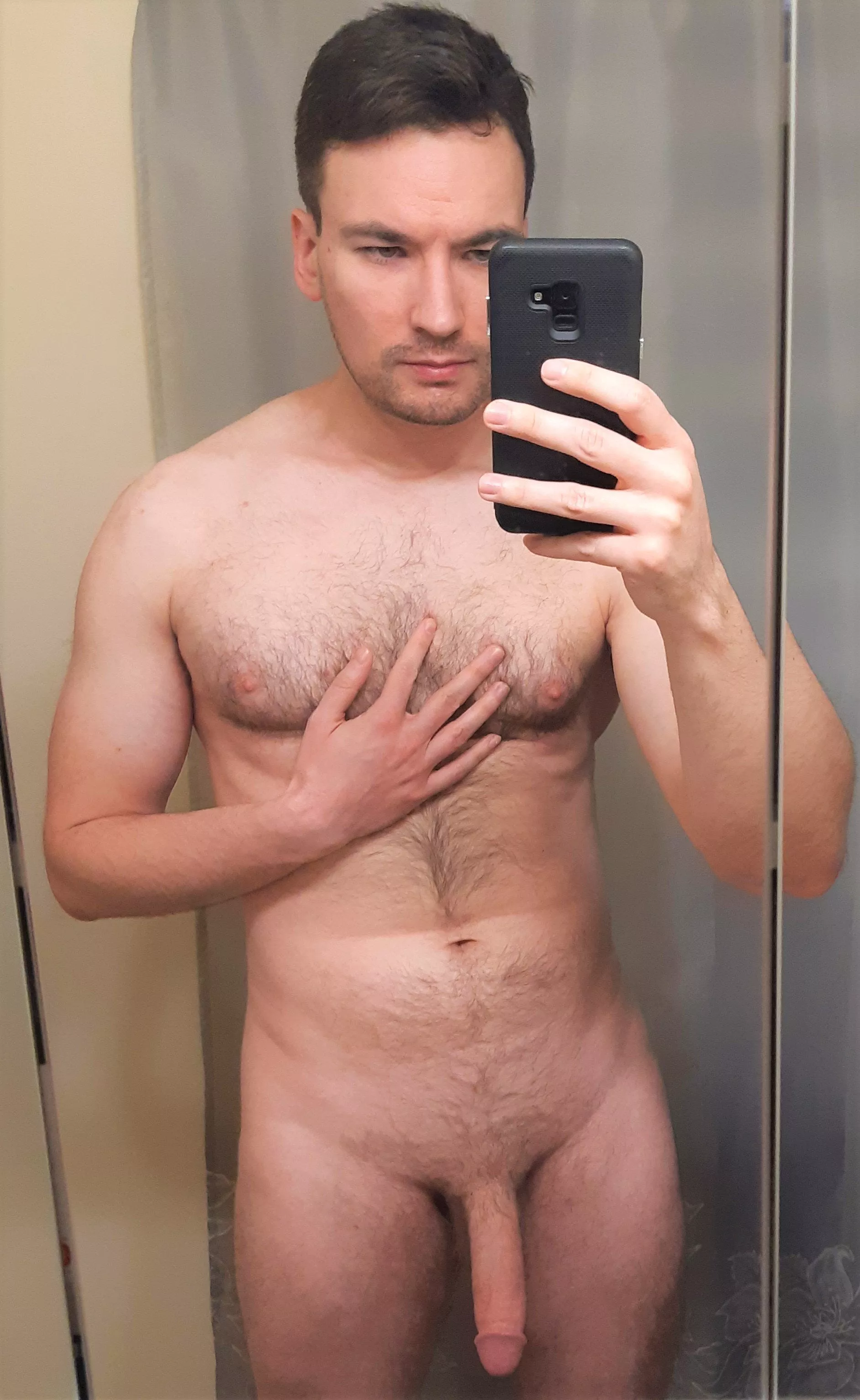 Being naked just feels right to me. How's everyone's day going?