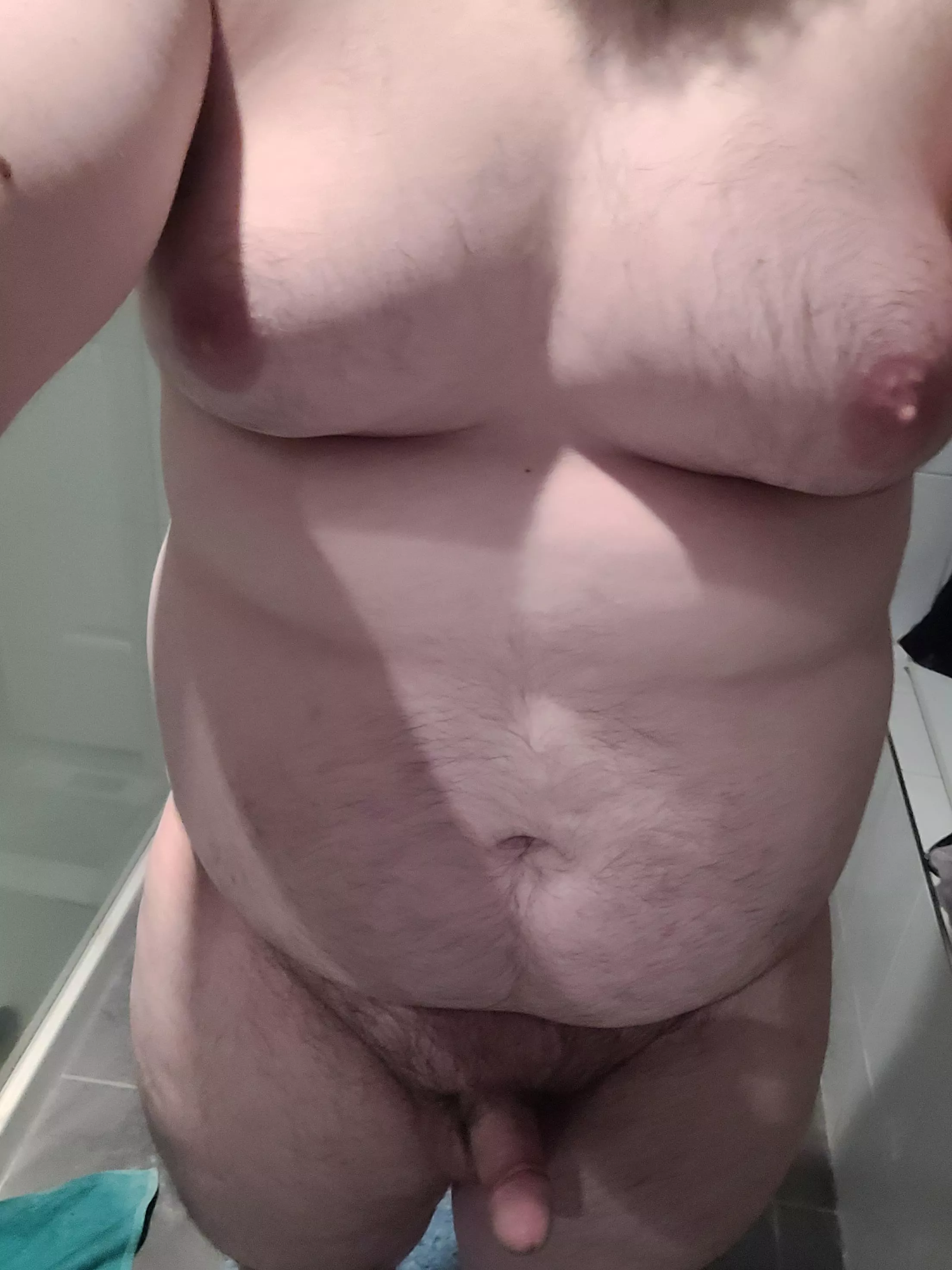 Big and hairy man snack