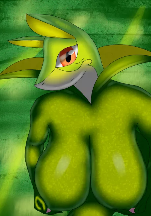 Big tiddy serperior by me