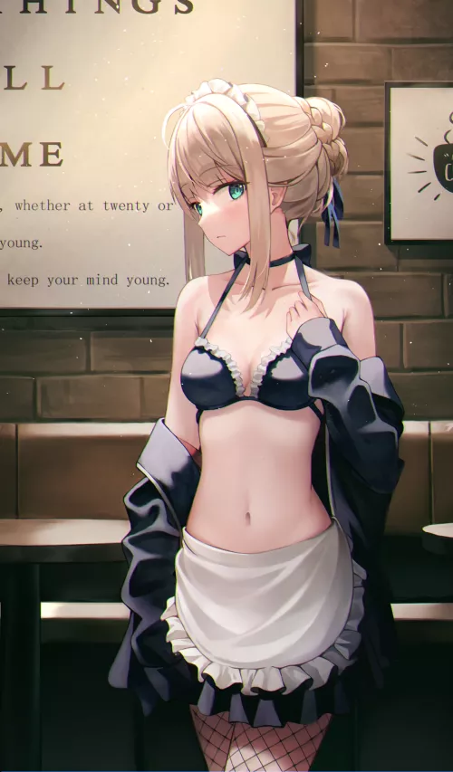 Bikini Maid Artoria (NyumMa02) [Fate Series]