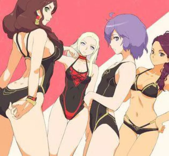 Black Eagle swim party (artist unknown)