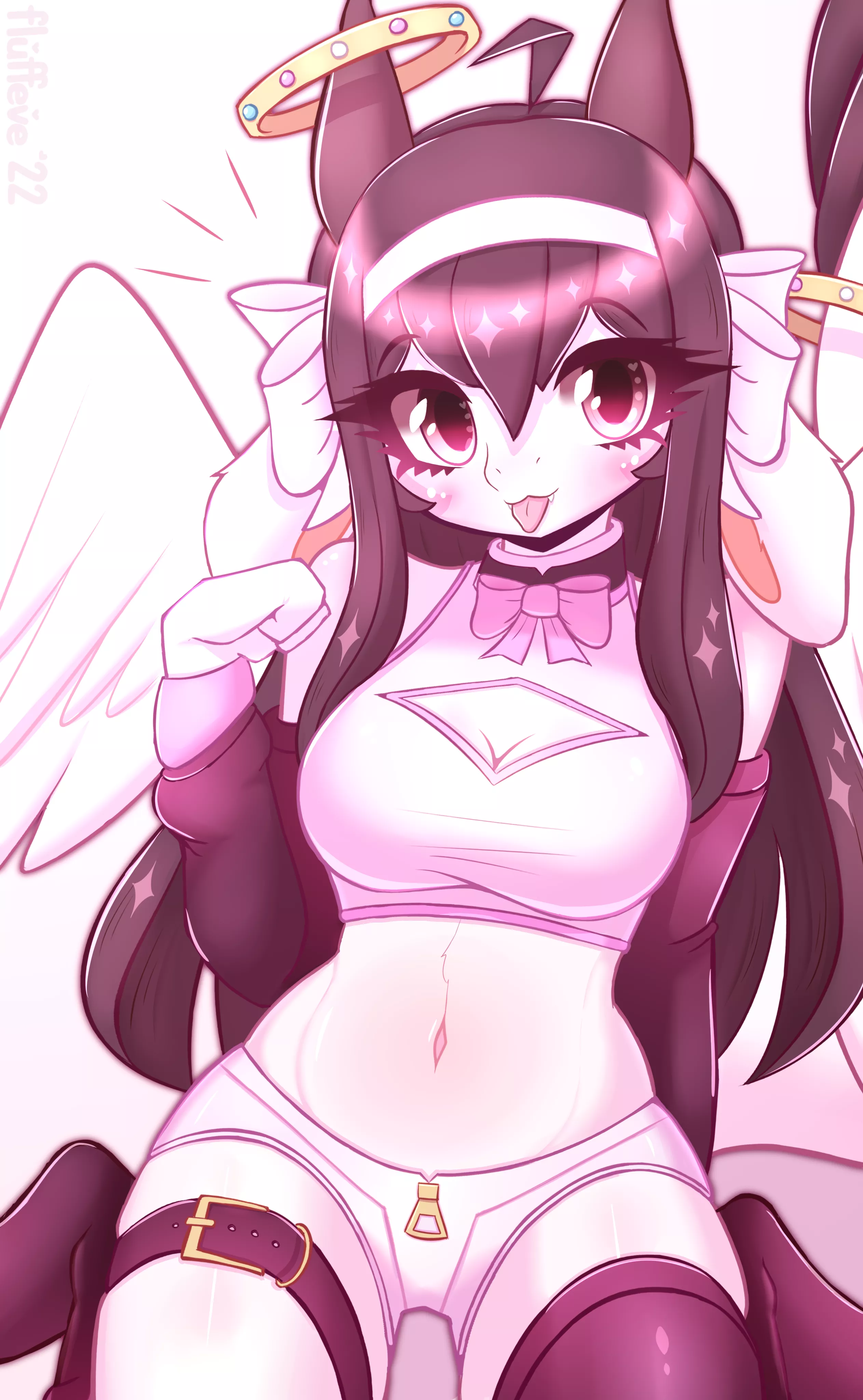 Blep ✨ (Art by me: @fluffeve on Twitter)