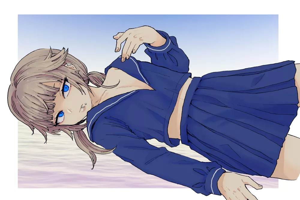 blue