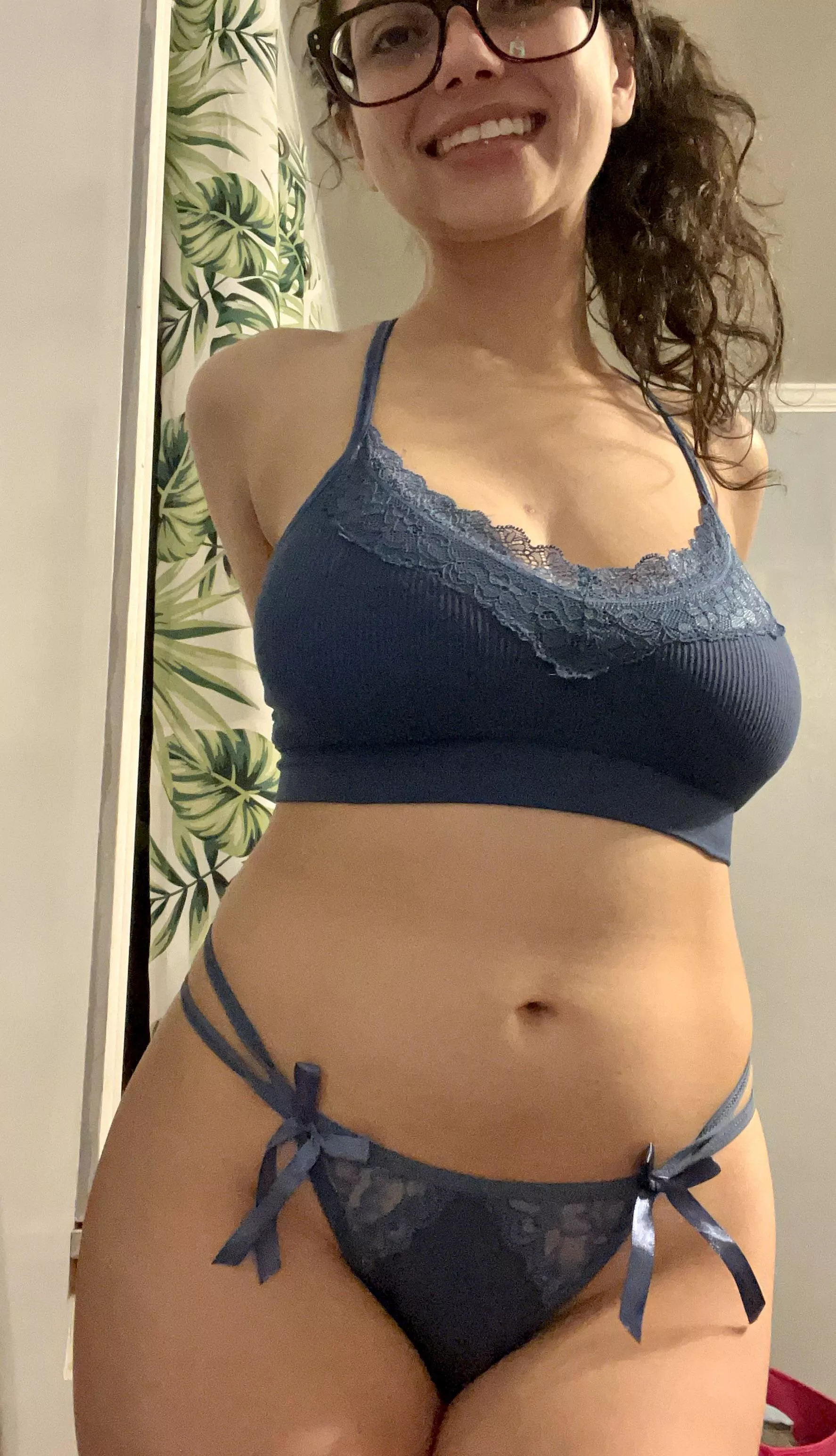 Blue isn’t my usual thing but I think it’s working for me