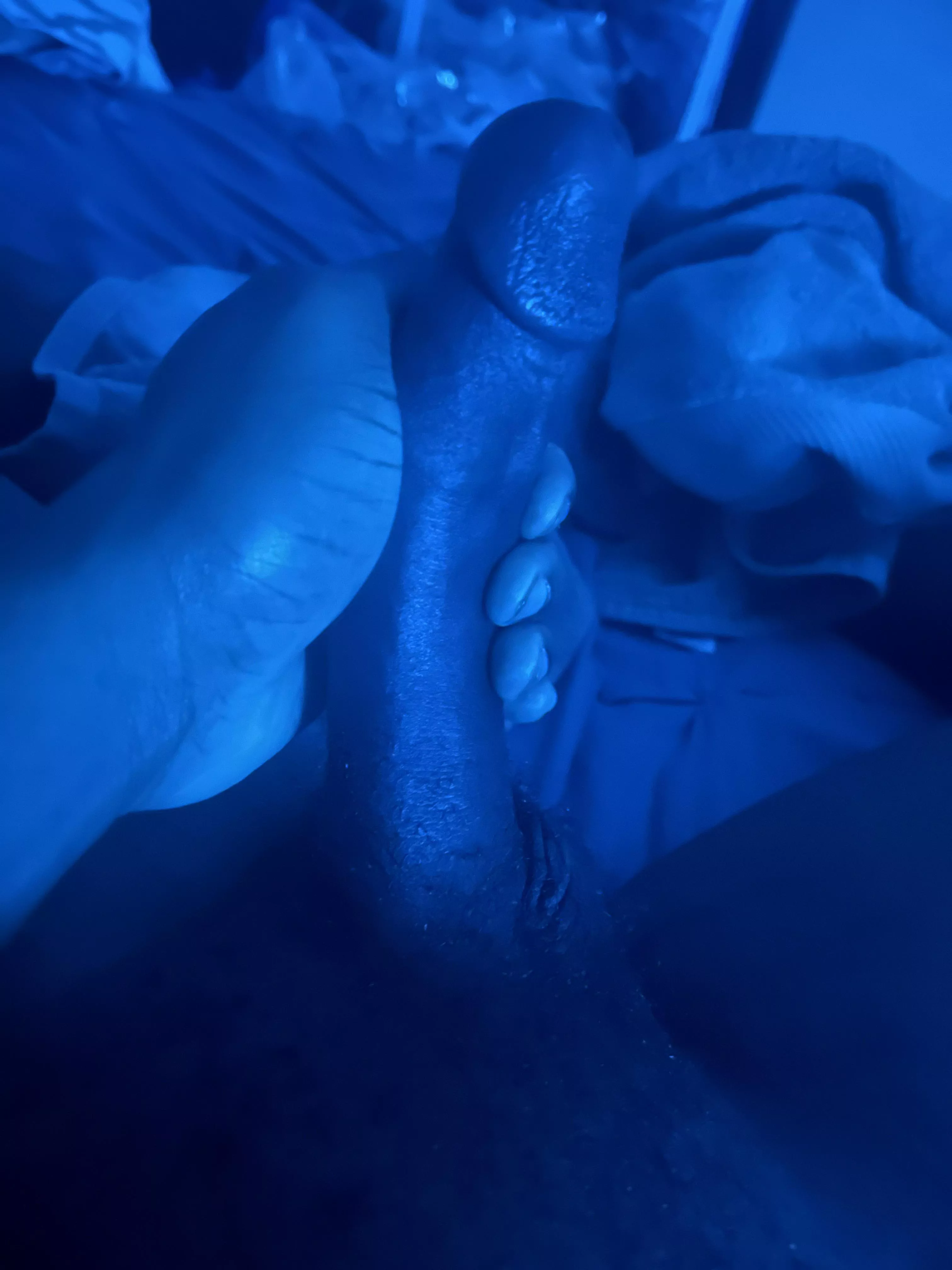 Blue light to add spice😏