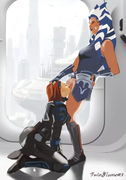 Bo Katan likes Ashoka [Star Wars] (twinflame413)