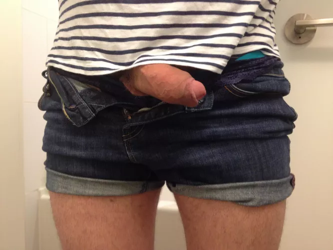 Borrowed my wife’s shorts