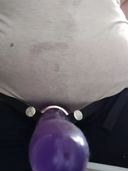 bought my little sissy bitch a new toy, he has no idea what's cumming to him