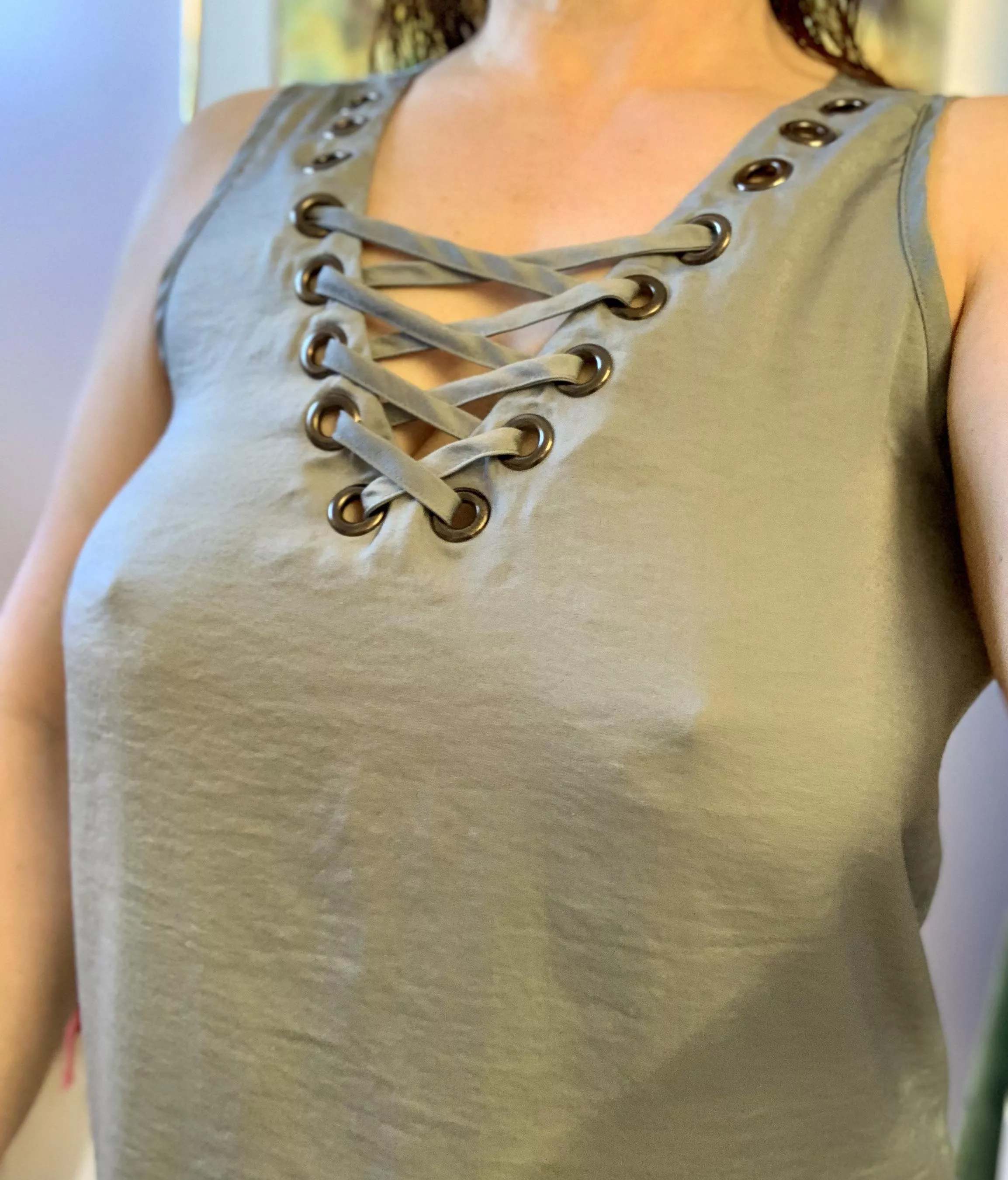 Braless in blue 💙