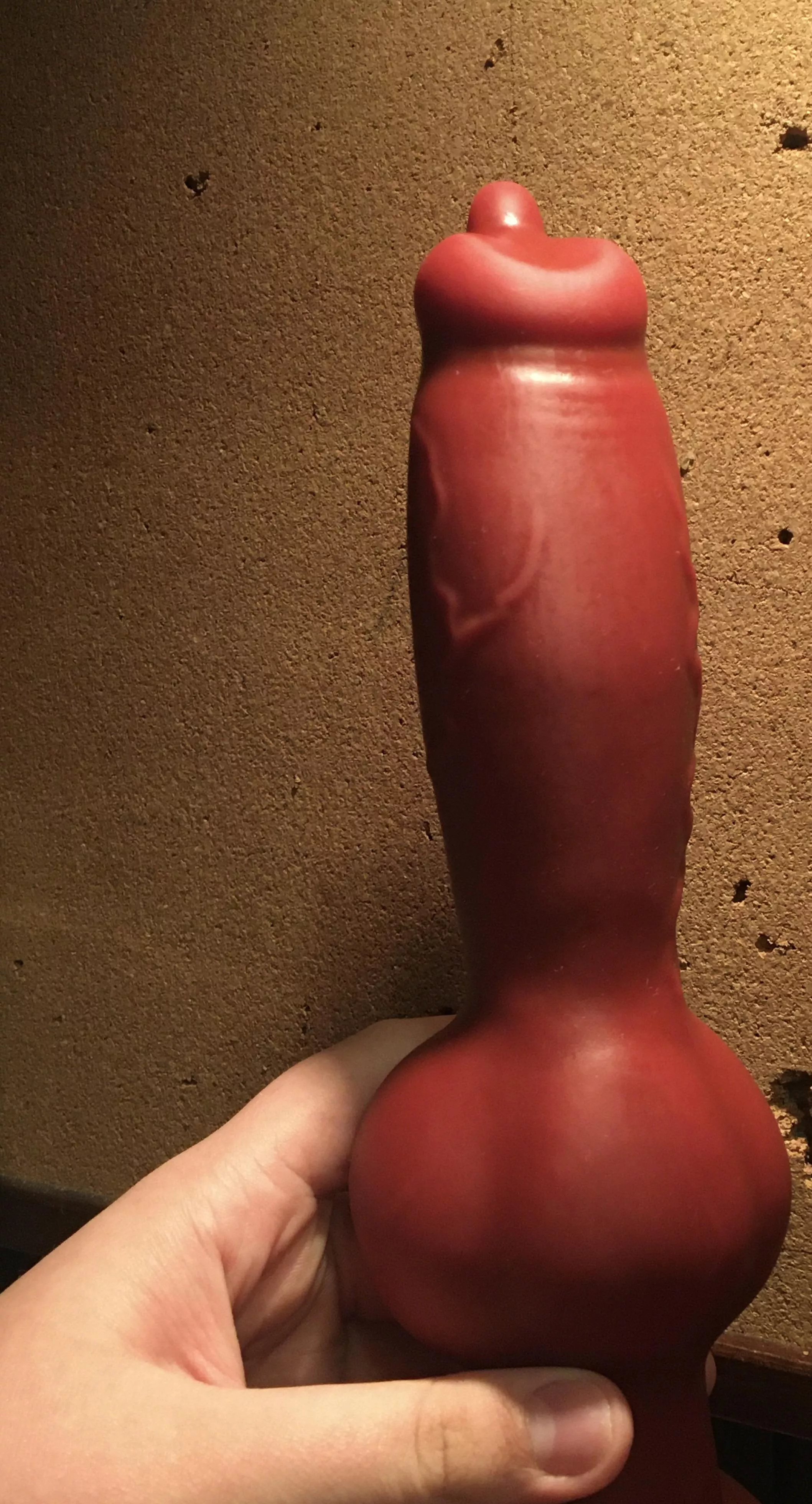 Brand new friend to play with! Can’t wait to be knotted by this L/S Rex from bad dragon.