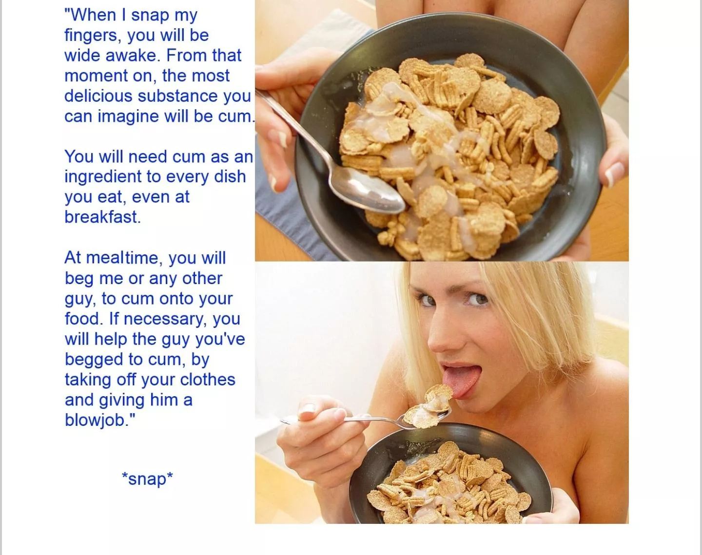 breakfast is an important meal in my house