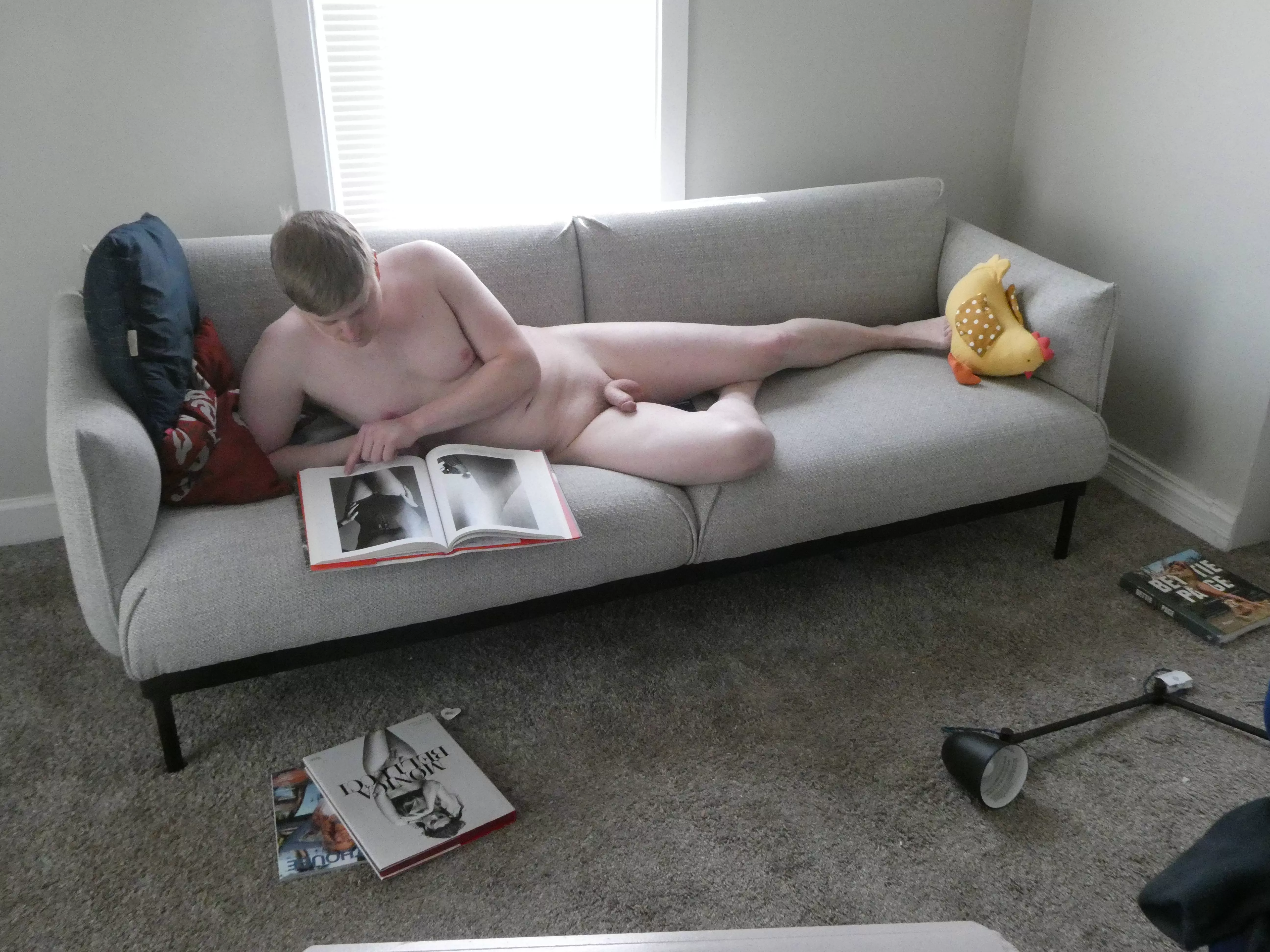 Breaking in my new couch