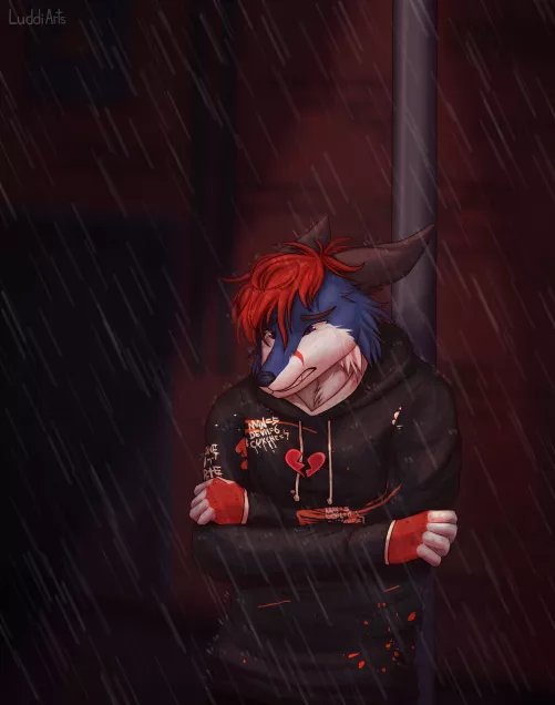 💔 Broken heart (comm) [art by me, @luddiarts on Twitter c:]