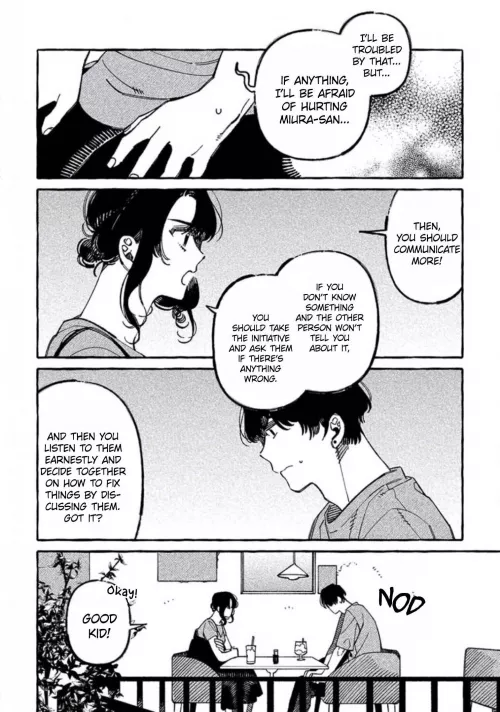 Bruh, good relationship advice in a *yaoi* manga?!?! IMPOSSIBLE!!!! Where’s the RAPE?!? Jk