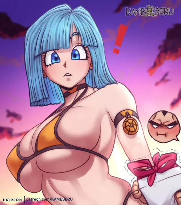 Bulma got a gift from Vegeta. He better treat this Milf right.