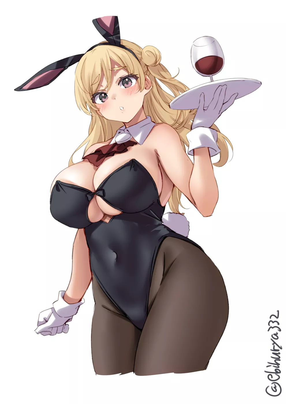 Bunny waitress Zara [Kantai Collection]