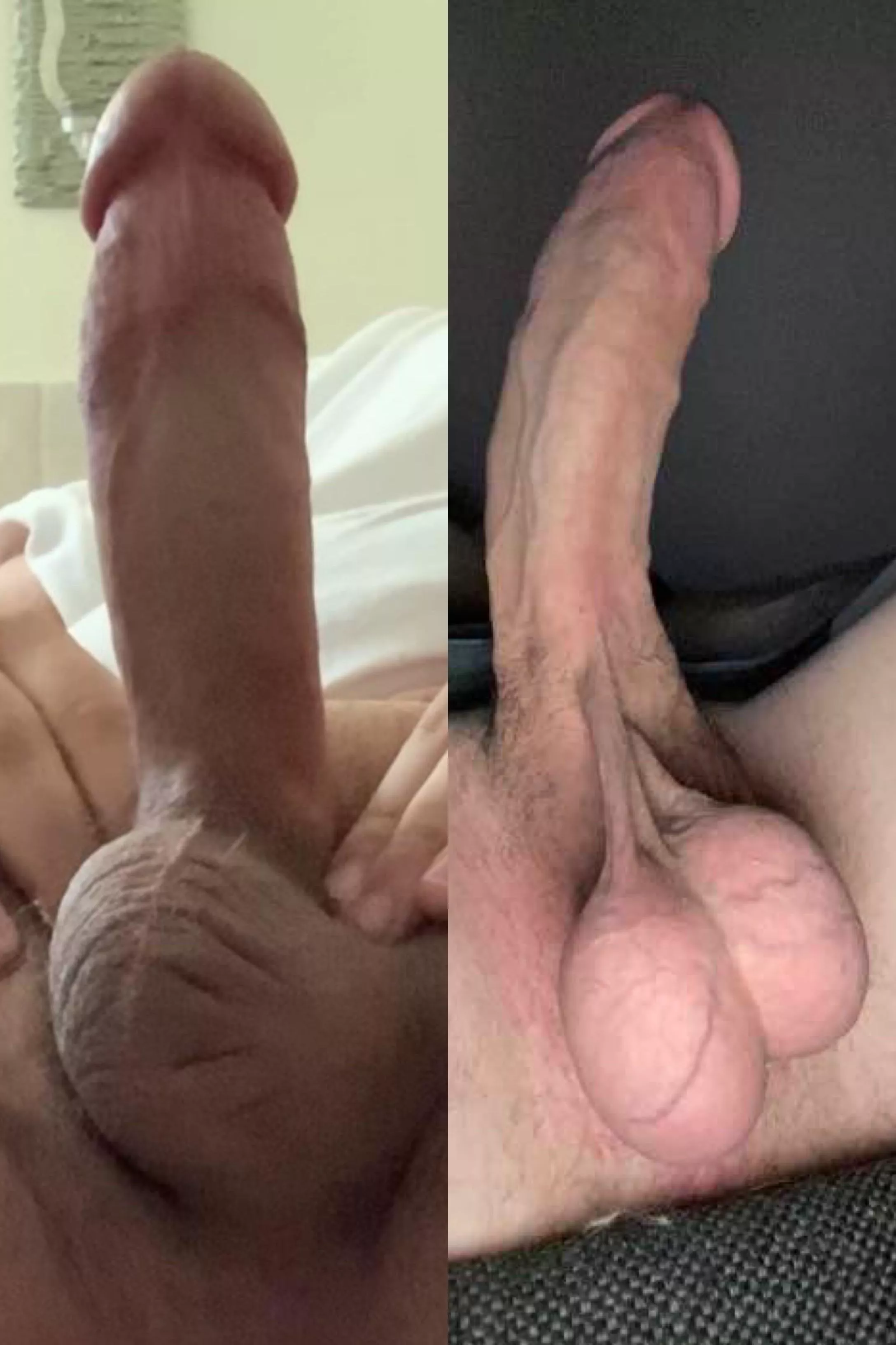 BWC SHOWDOWN: me on the left and @Donaldmcronalson on the right. Who’s got the nicer looking cock?