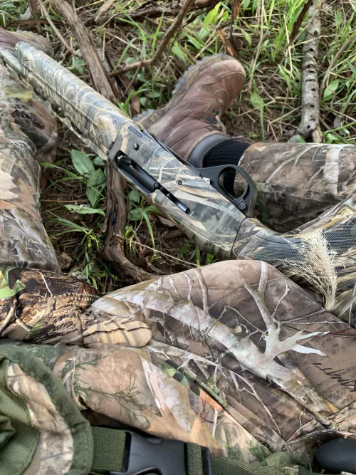 Camo can’t hide the bulge