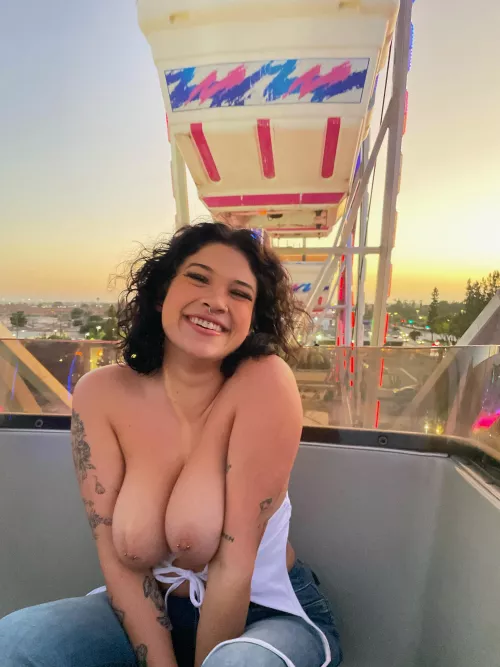 can i give u top on the top of the ferris wheel? 👀