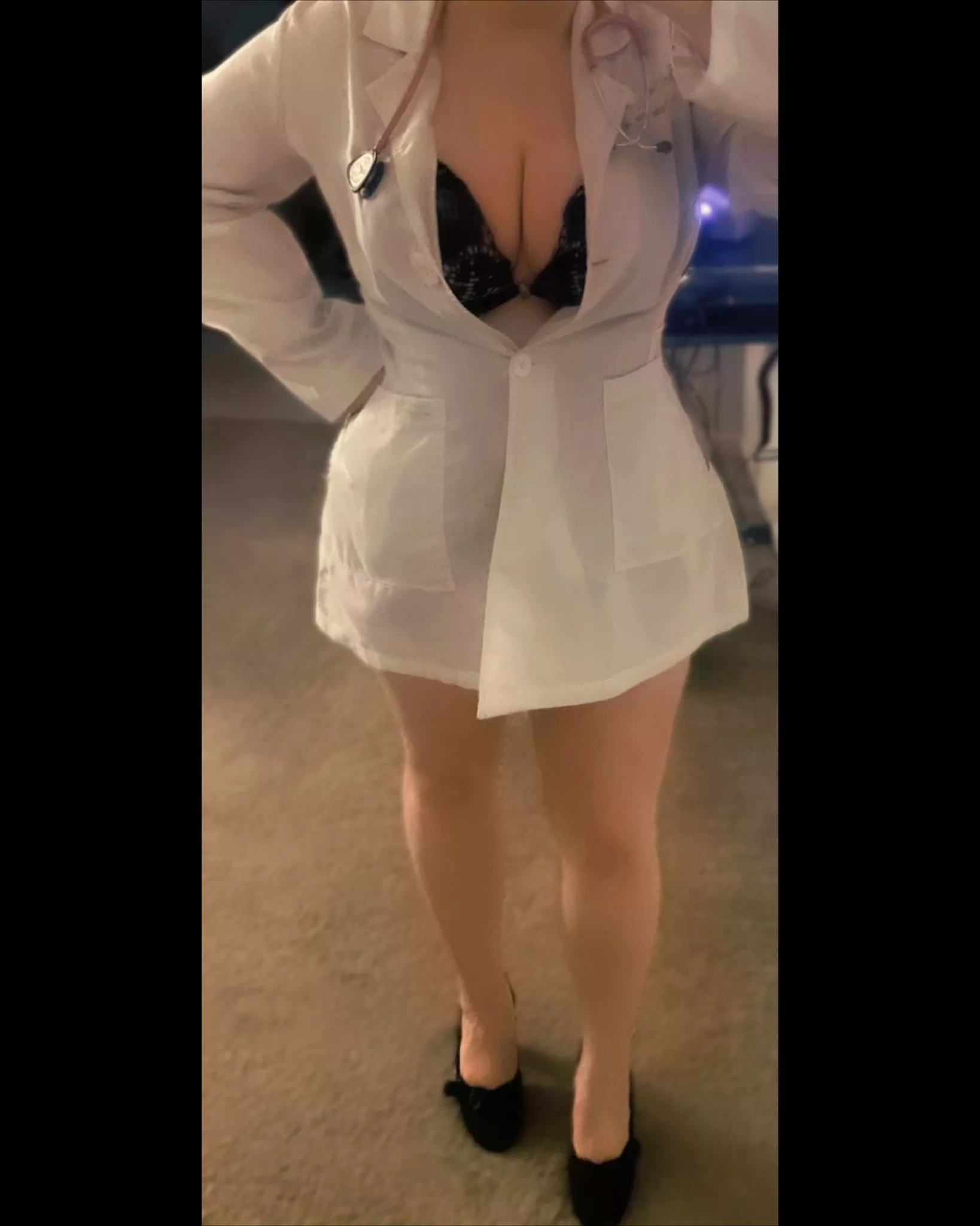 Can I give you a full body exam in my lab jacket?