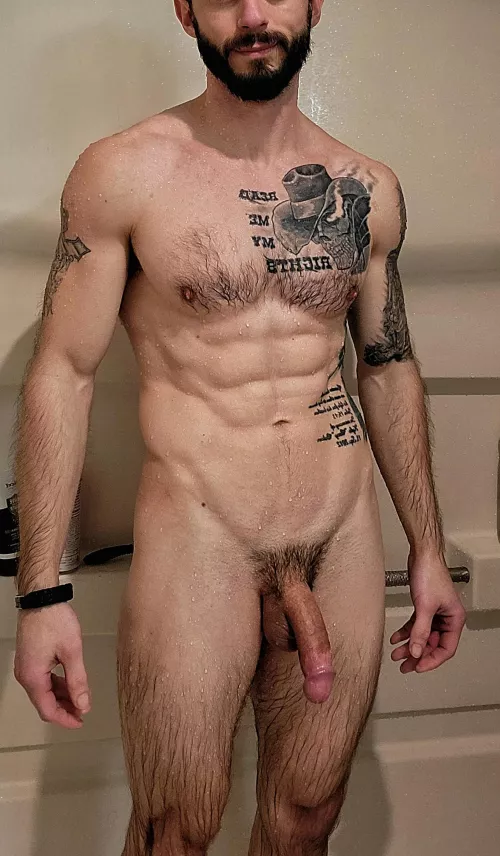 Can you pass me a towel? Or I guess I could just stand here, dripping wet 😉