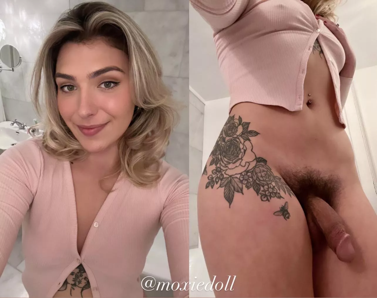 Can you resist a pretty smile and a cute girl cock? 🙈💞