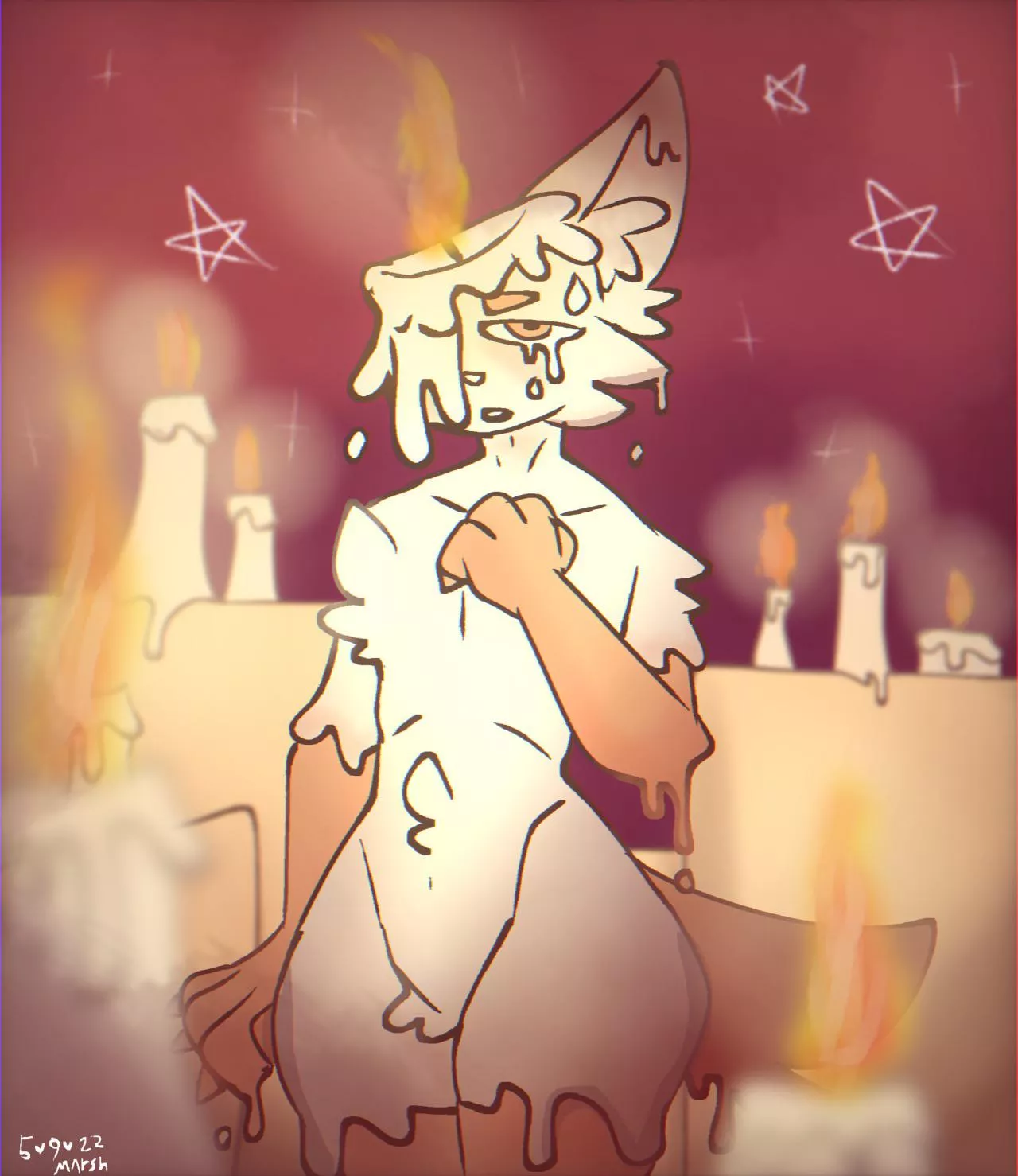 Candle (art by me)
