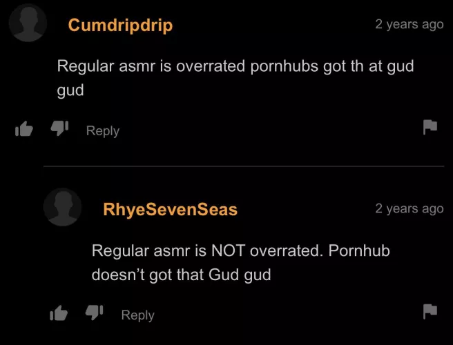 Can’t lie I do use ph for asmr