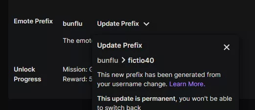 Can't update my prefix because my browser cuts off the confirmation button no matter what I do? Any suggestions? Can't update my prefix because my browser cuts off the confirmation button no matter what I do? Any suggestions?