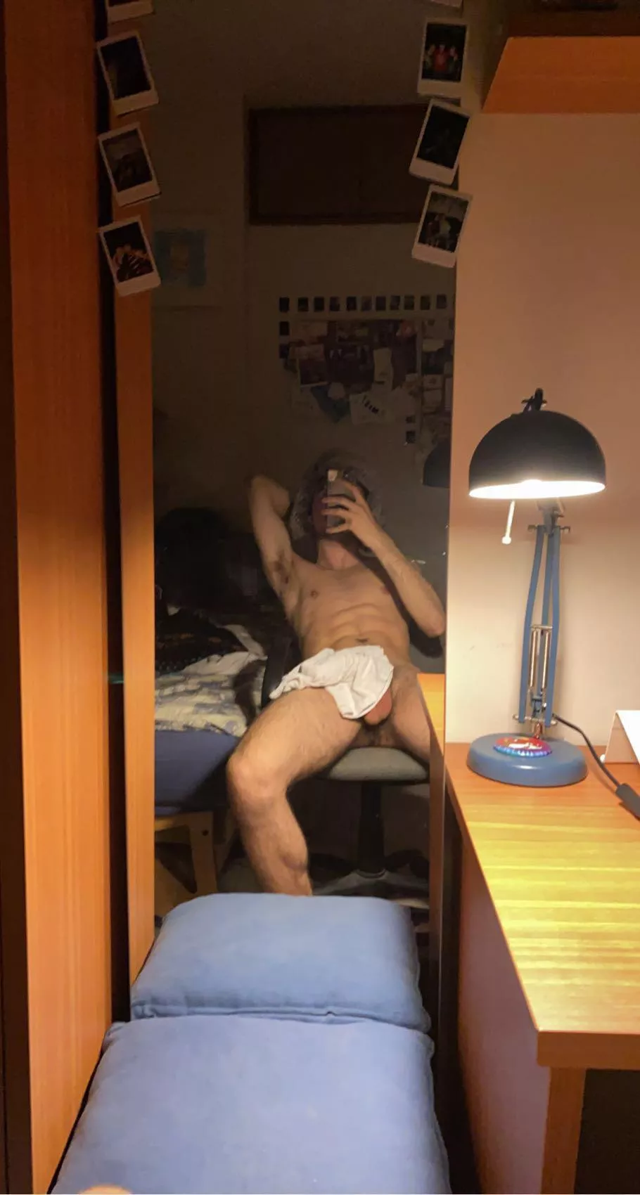 Can’t wait for when it’s hot enough for my balls to sag so low to cover my hole