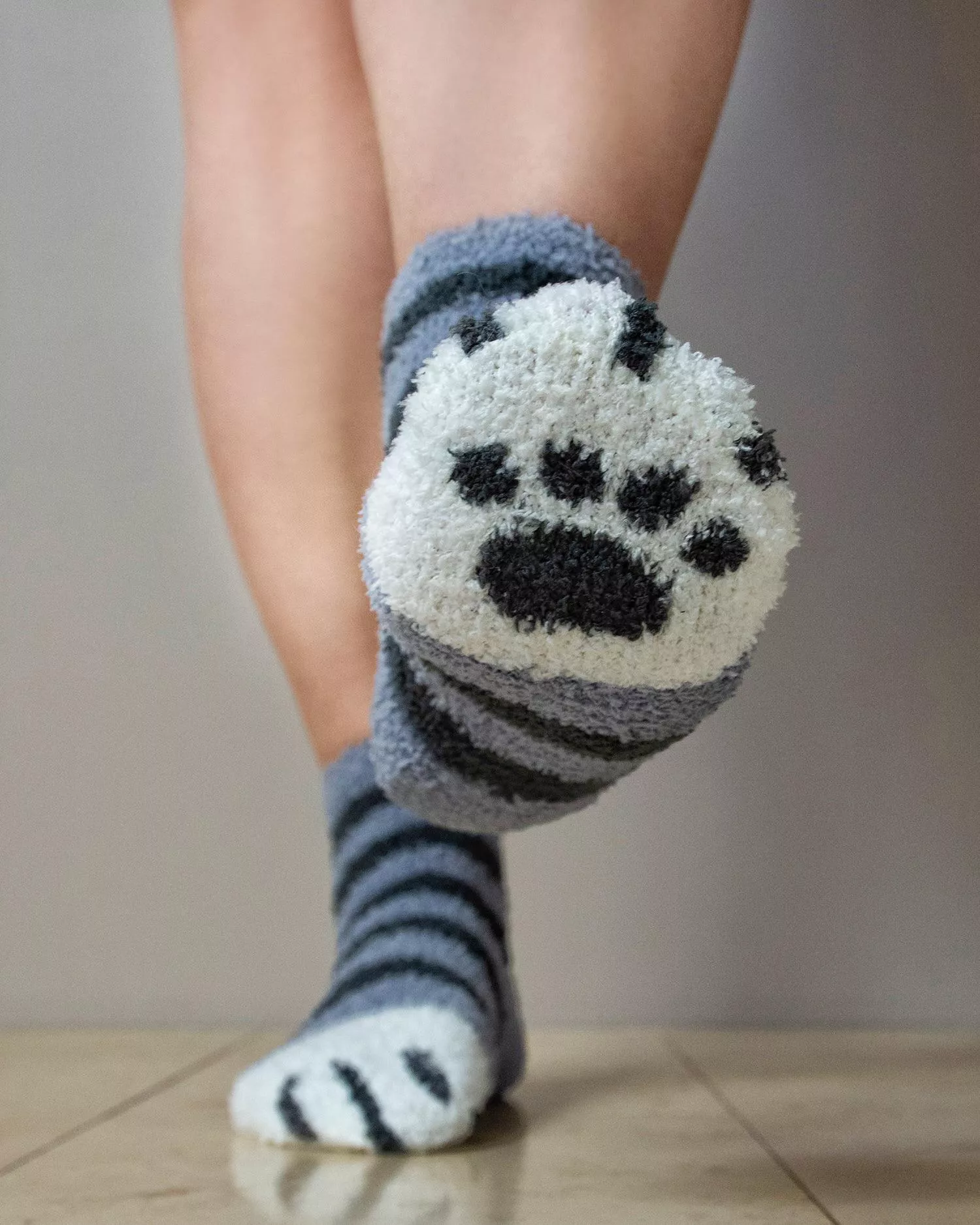 Cat paw socks are my favorite 🐾