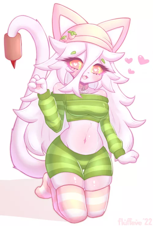 Cattail! 💕 (Art by me: @fluffeve on Twitter)