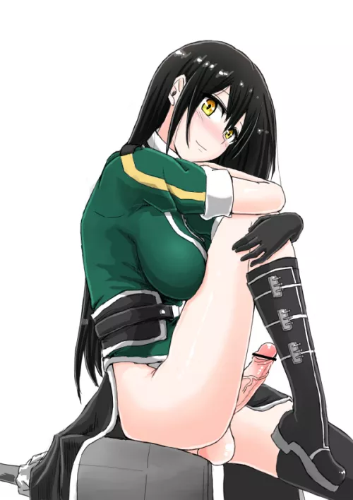 Chikuma Bottomless Look Over (Futaba Yodoyume) [Kantai Collection]