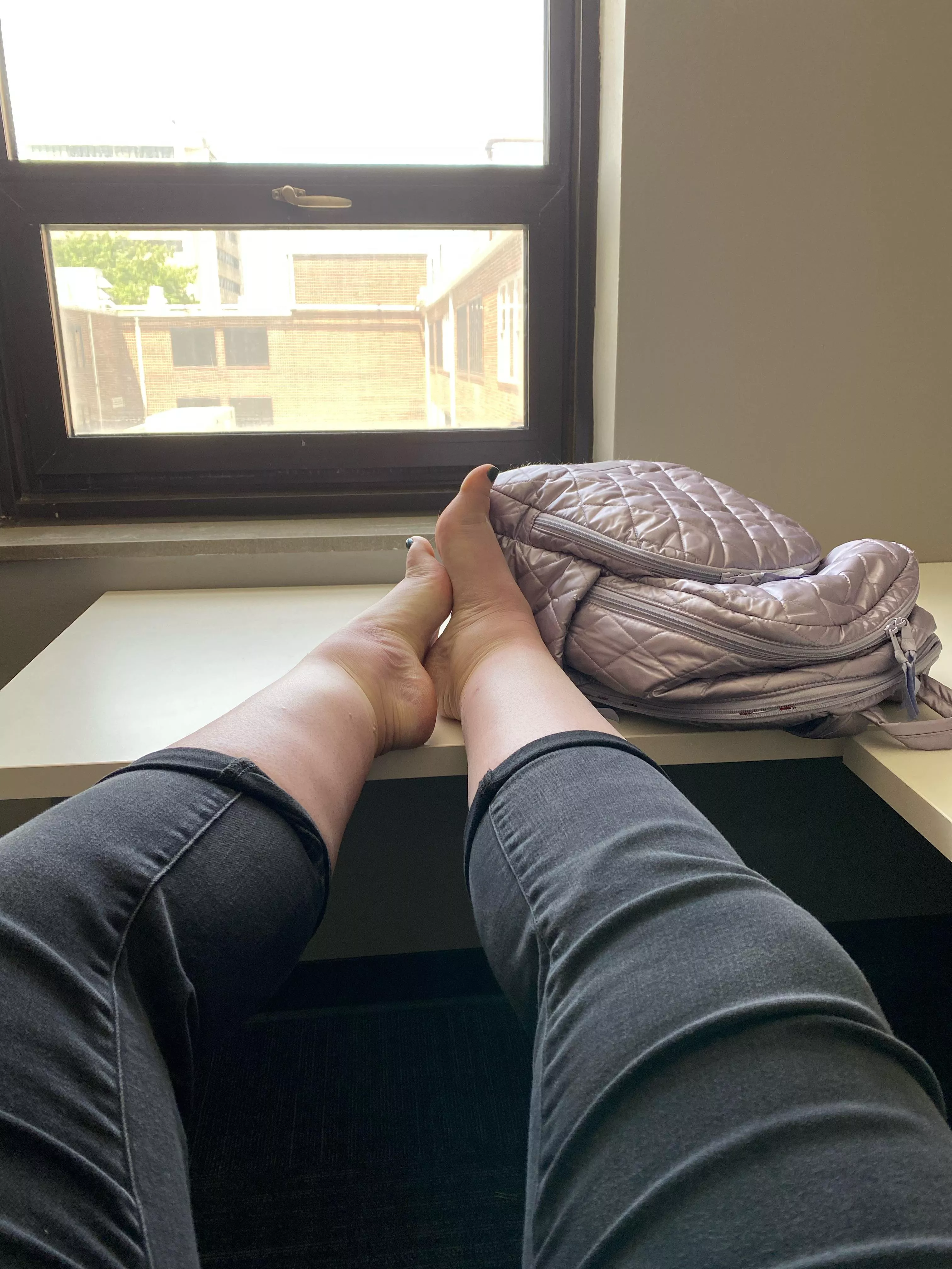 Chillin at the office. Need a face to test these on