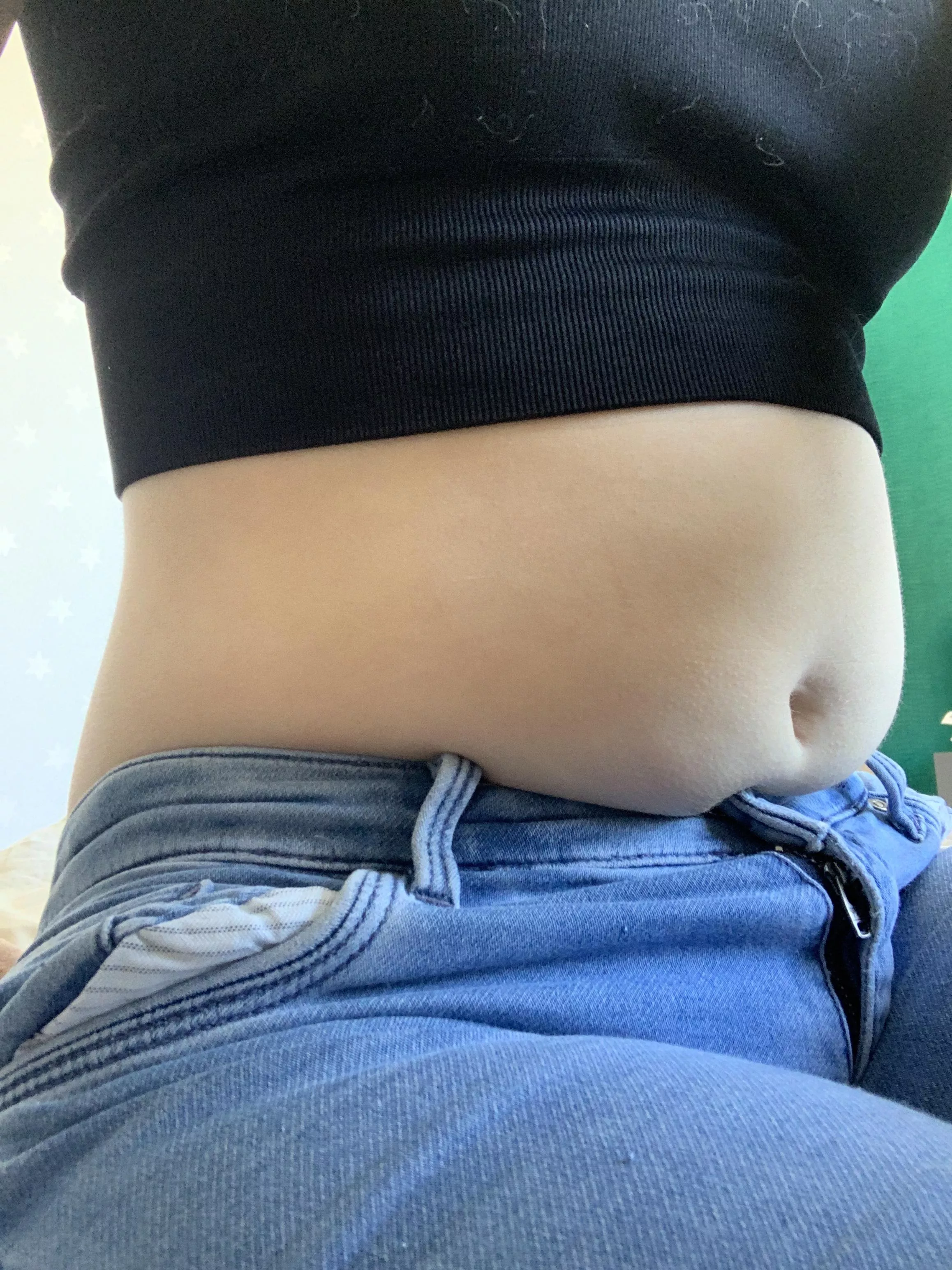 chocolate filled belly :P