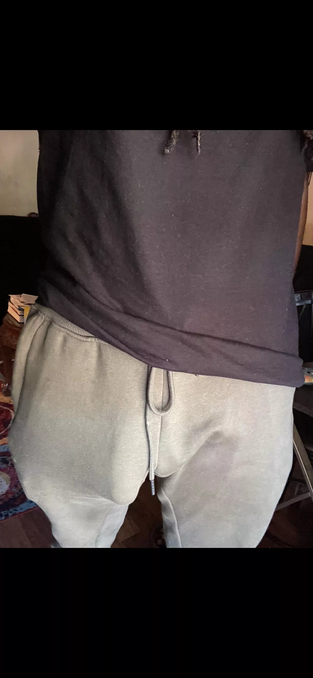 Classic sweatpants bulge