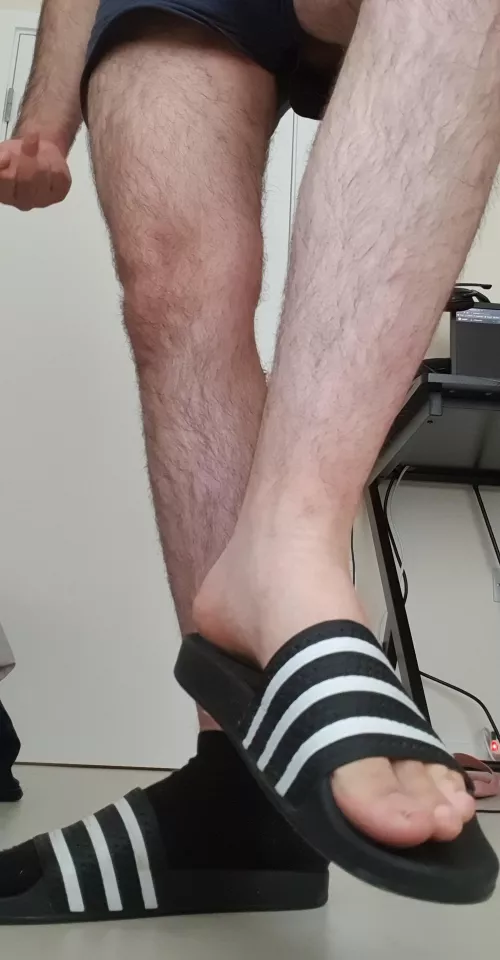 Clean them before I get in the shower.