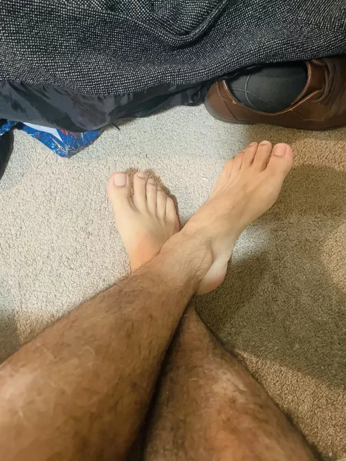 Clean toes hairy legs