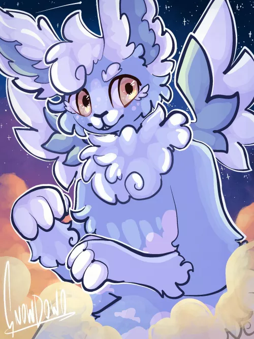 Cloub 🌥✨🐰 [Art by me @Snowdowo on twitter]