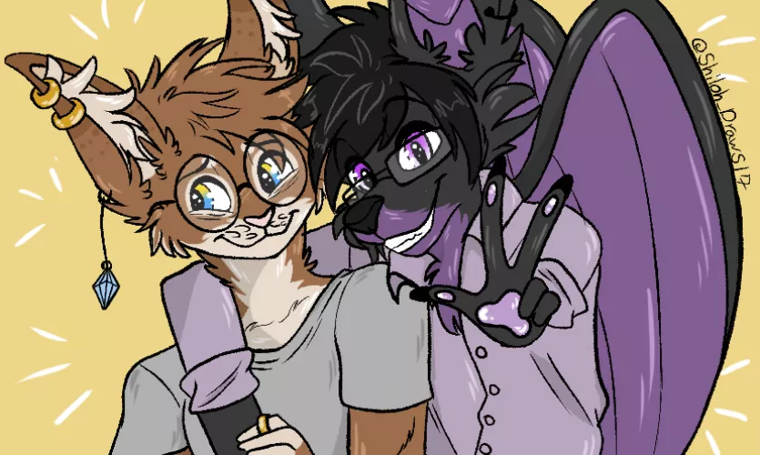 Come on! Smile! | Art and Characters belong to me | @shiloh_draws17 on Twitter |