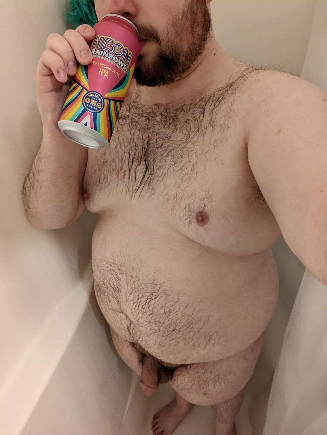 Come shower with me? Or have a beer with me? Or both?