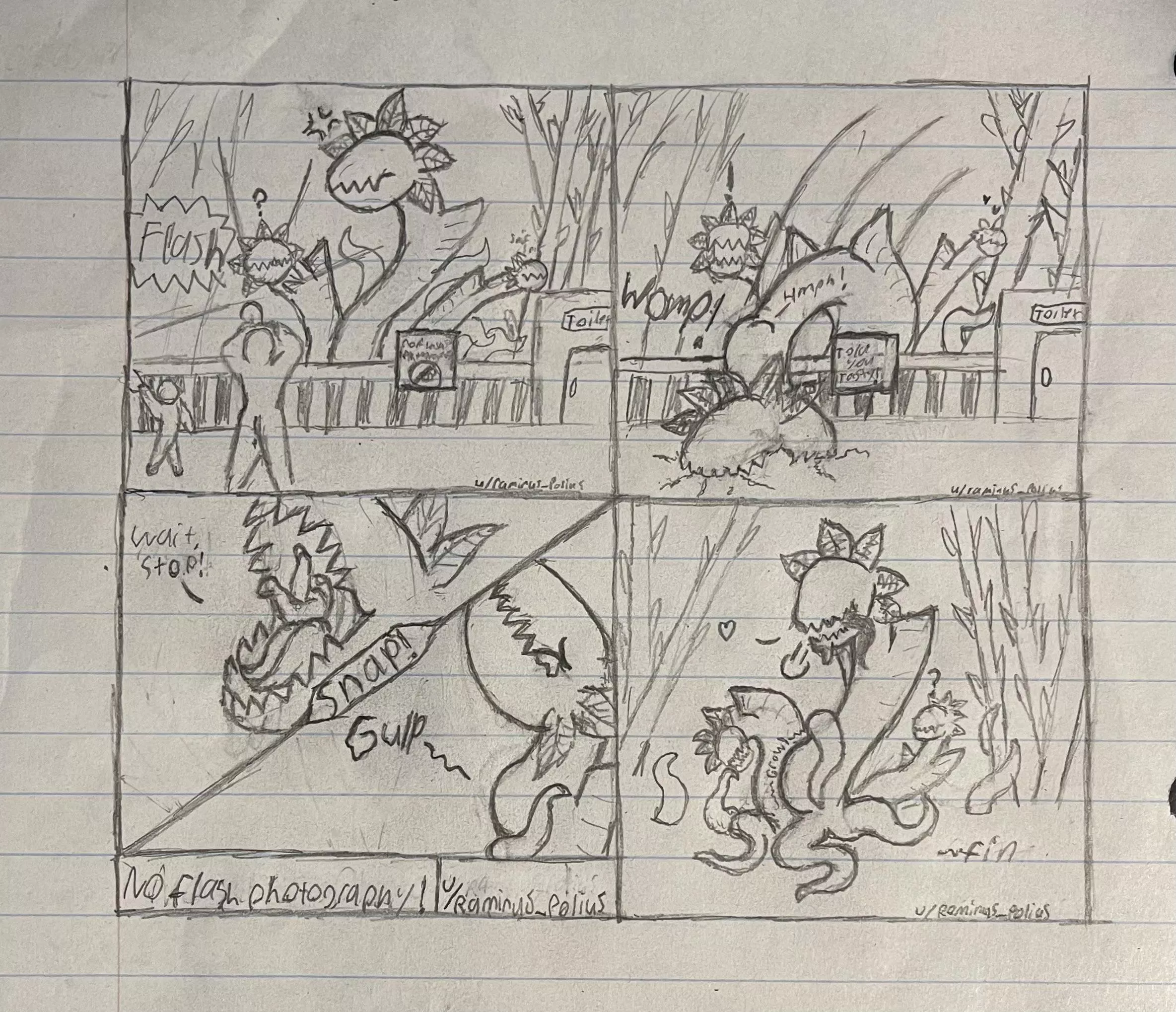 {comic} heard plants were uncommon here.