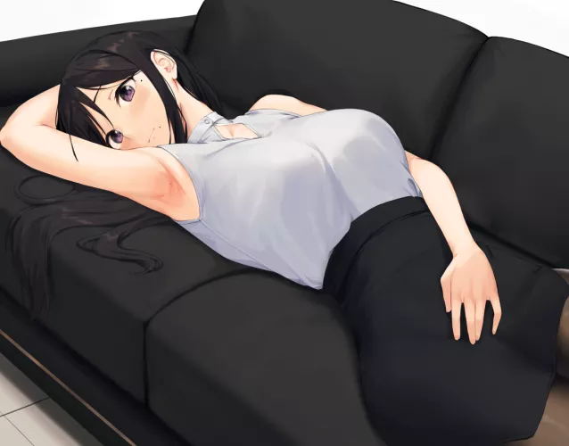 Coming home to this and immediately going straight for her pits must be so good 🤤 (Original???) [AnTi]