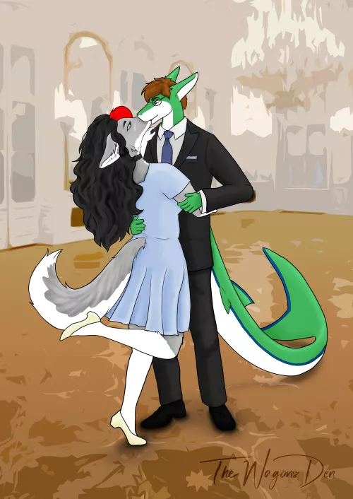 Commission of me and my girlfriend from Lynn at TheWagonsDen.com