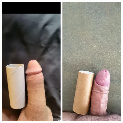 Comparing to fellow redditor LowjjLow....his soft is bigger than mine hard...great big cock you're carrying bro💪👍